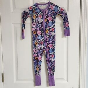 Little Sleepies Dusk Blooms Zippy